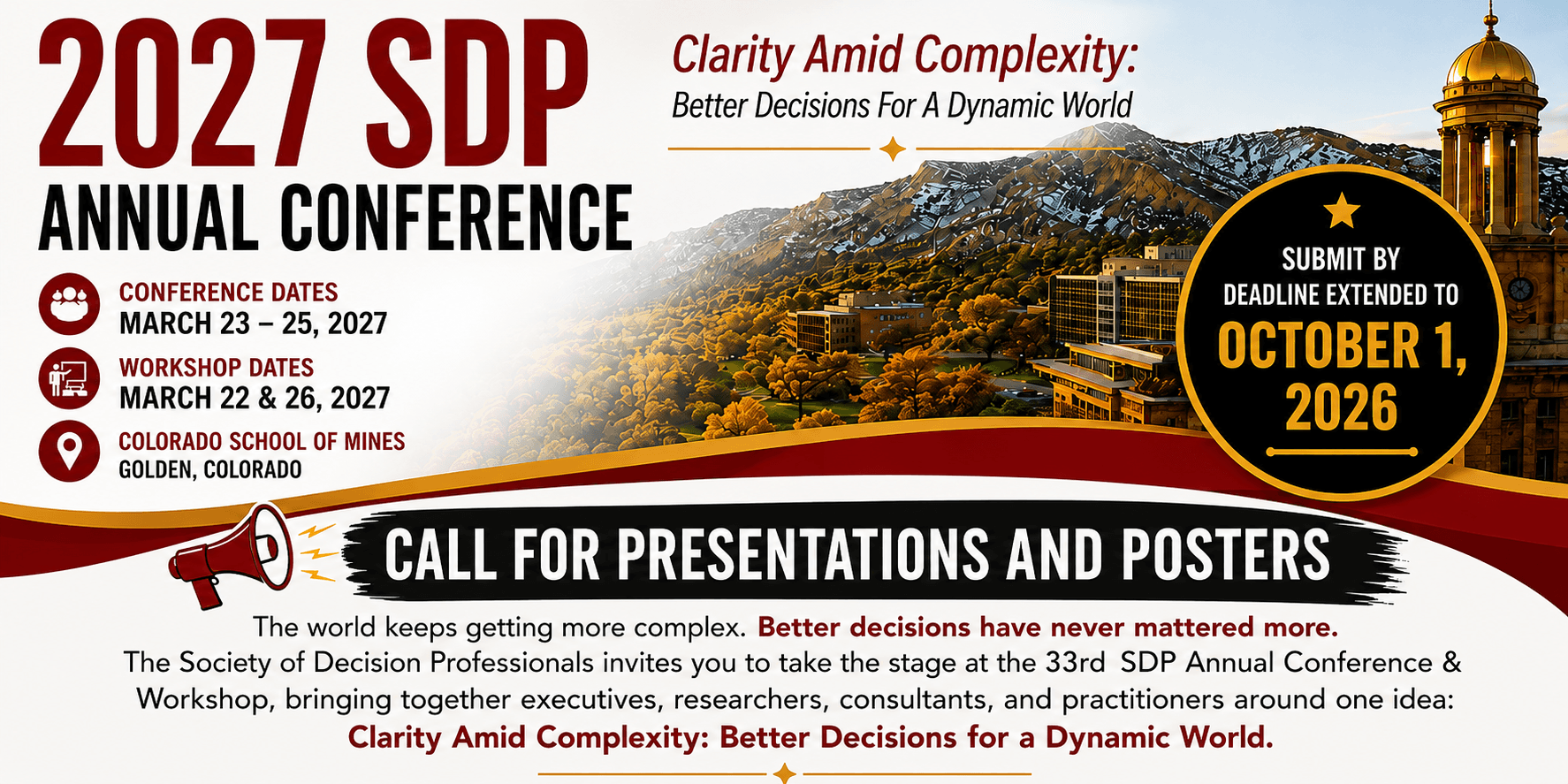 Call For Presentation and Posters