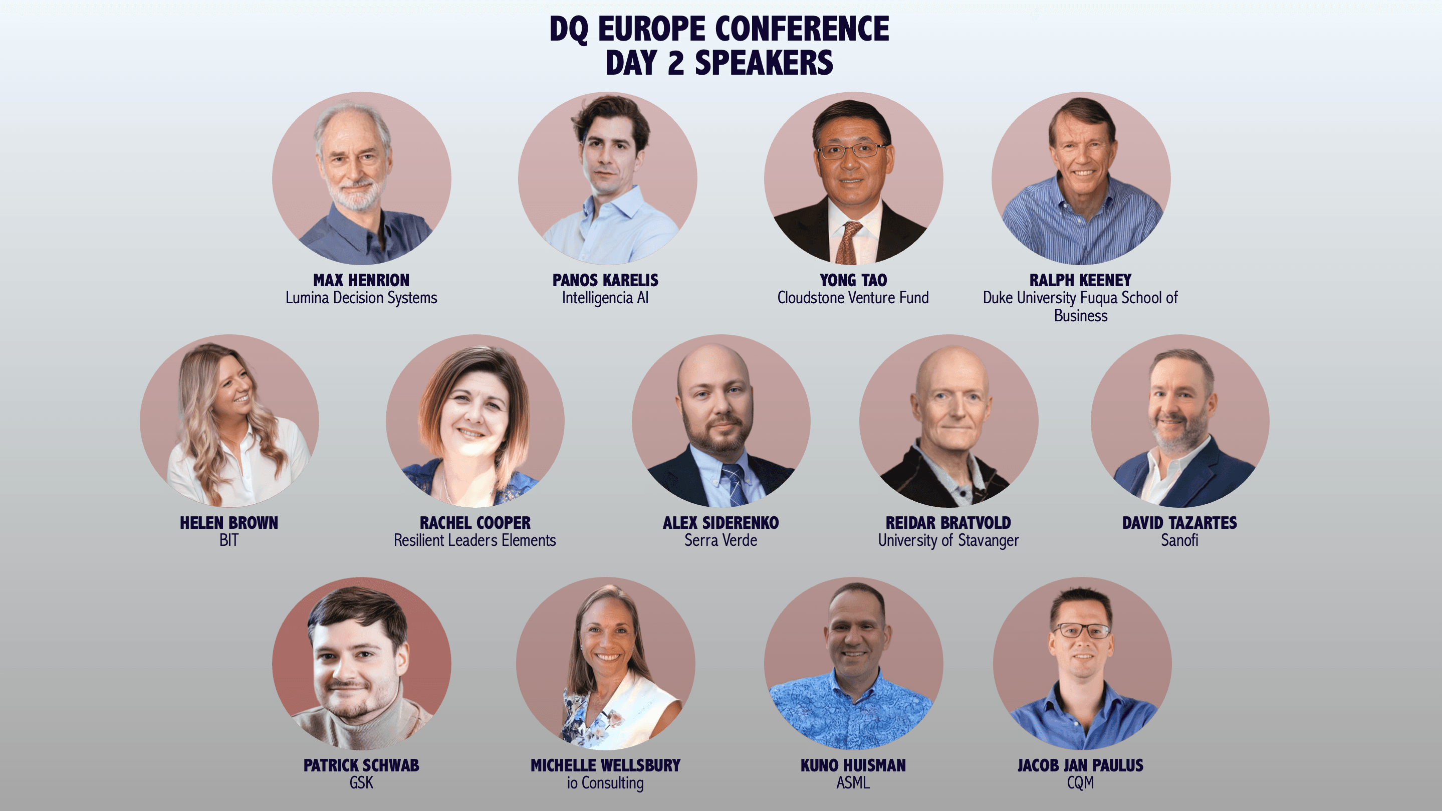 Day 2 Speakers