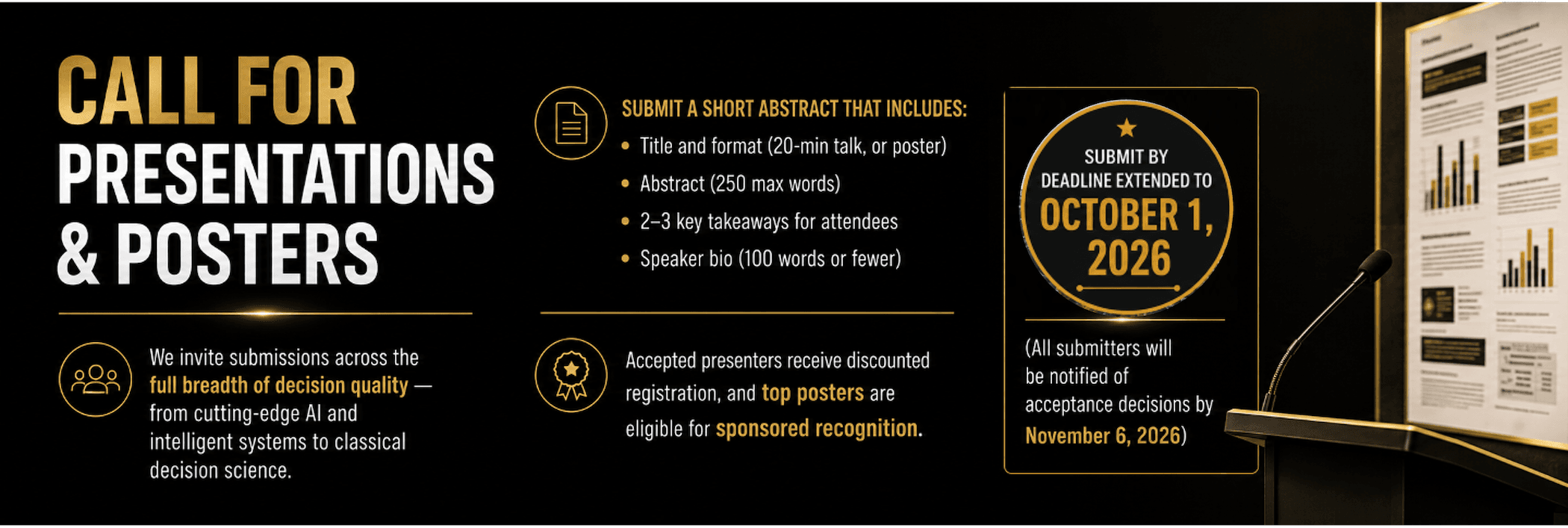 Call For Presentations & Posters
